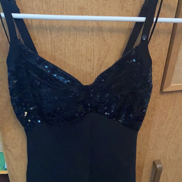 Black Guess Dress with Sequins - Picture 2 of 7